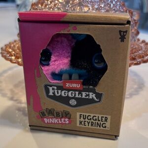 FUGGLER zuru baby pinkles keyring plushie, NIB